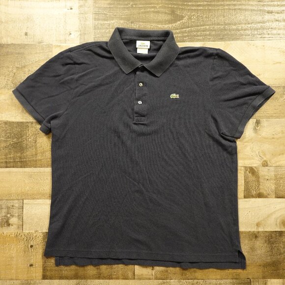 Men’s Lacoste Classic Fit Polo Shirt Navy Blue Size 7 (XXL, Fits Like L/XL) - Picture 1 of 8